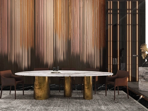 Carta da parati Bronze Rain di London Art