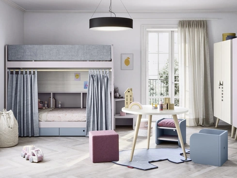 Cameretta con letti a castello Ergo di Nidi