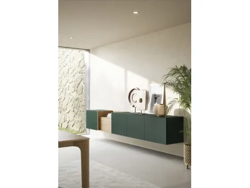 Mobile sospeso Box 18 Verde di Novamobili